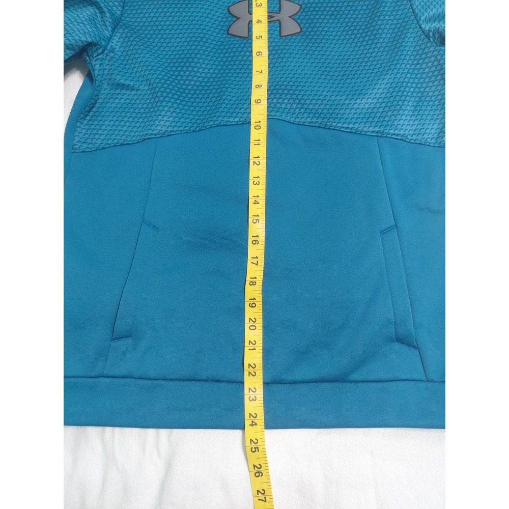 Under Armour Hoddie Mens Blue ColdGear Storm Pullover Sweatshirt YXL Boys - Picture 8 of 13